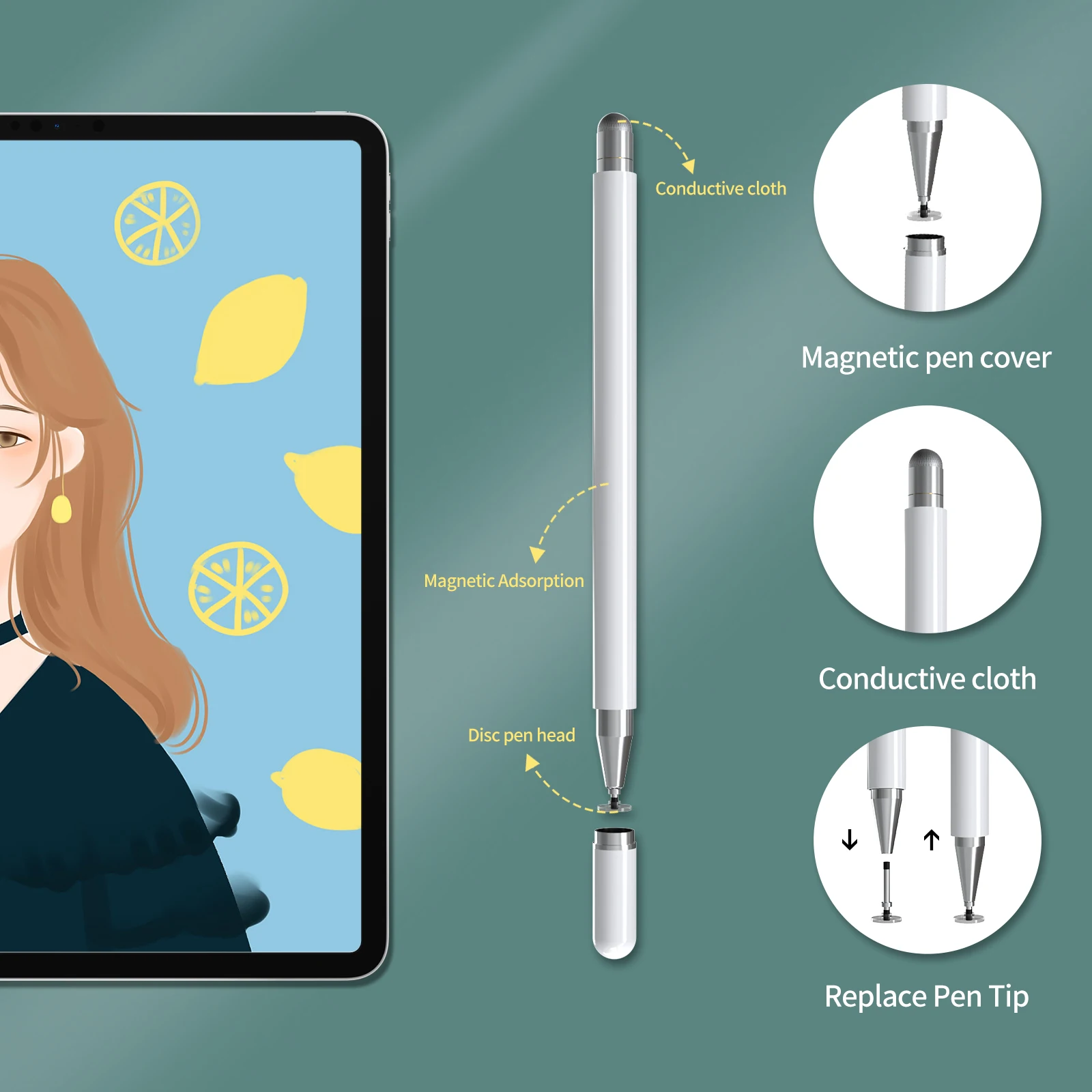 Stylet universel pour écran tactile mobile, stylet pour téléphone Android, iPad, iPhone, tablette, dessin, Samsung, Xiaomi, Lenovo