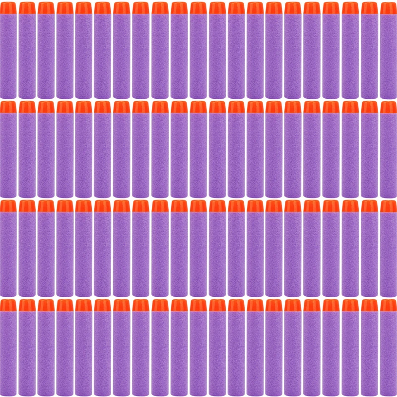 Nerf n-strike elite série blasters, sólidos rodada cabeça balas 7.2cm, espuma eva dardos para armas de brinquedo das crianças acessórios