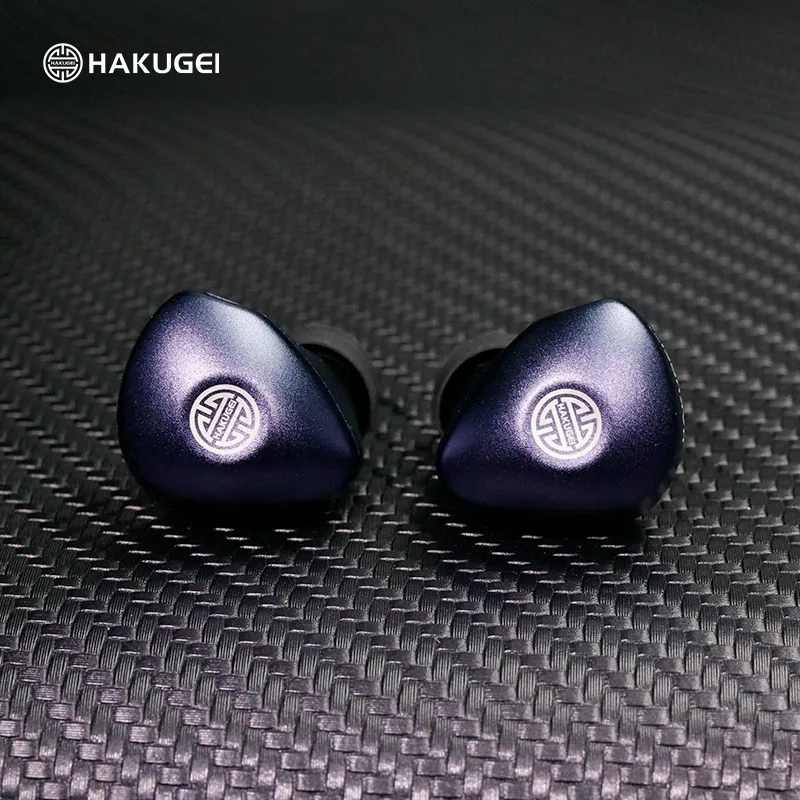 HAKUGEI Midnight 4BA+1DD Metal In-Ear Monitors, Audiophile Wired