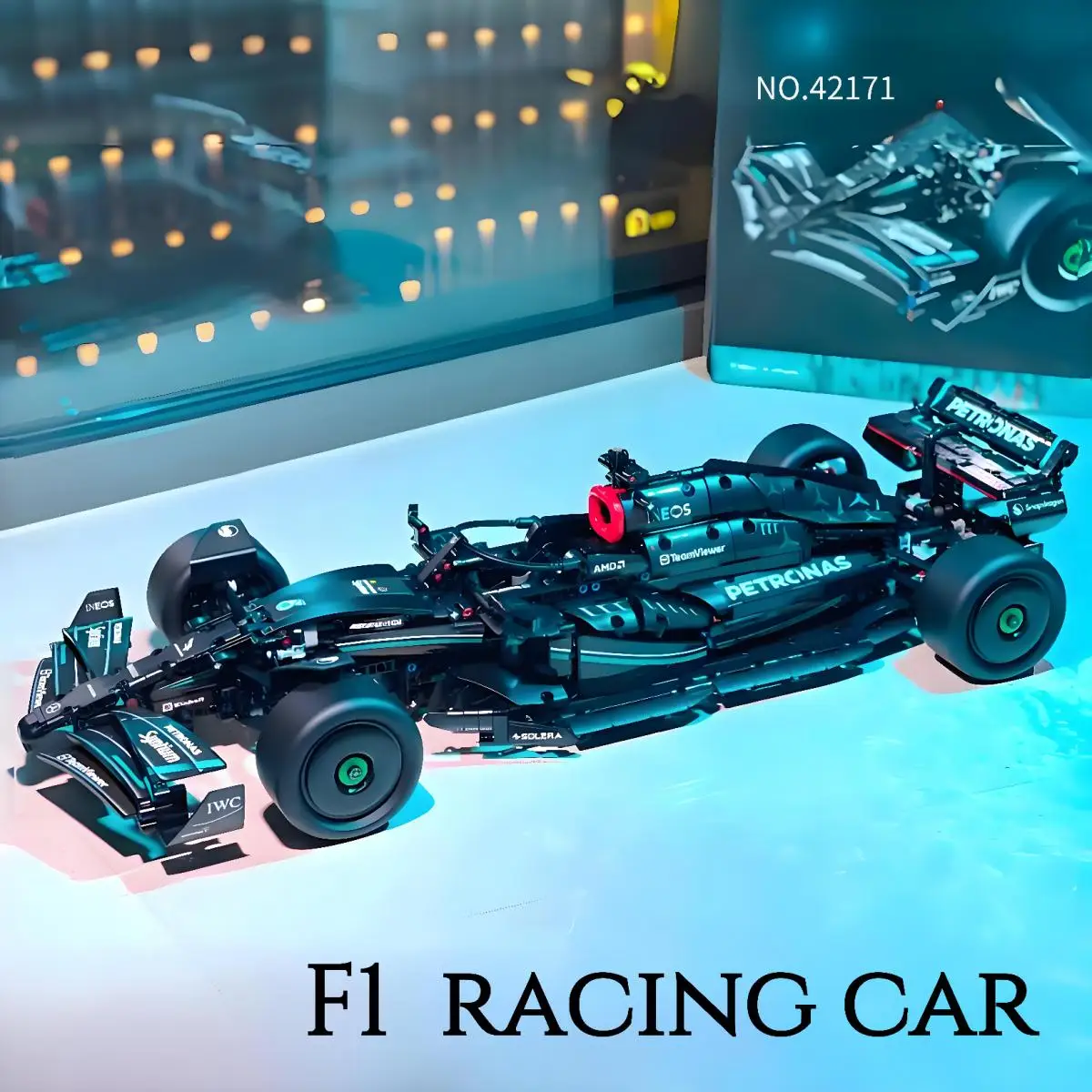 1642Pcs Technical Speed Race F1 W14 E Performance Car Building Blocks 42171 Assemble Bricks Vehicle Toys Gifts For Adult Boy