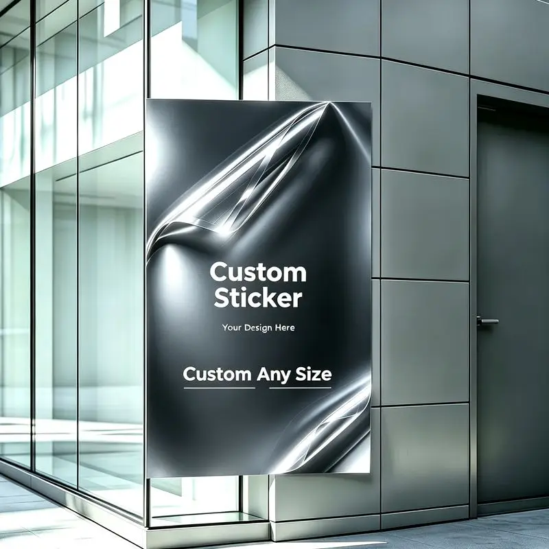 Personalized Large Size Commercial Advertising Stickers Custom Printed Promotional Decoration for Mall  Windows Outdoor Facade