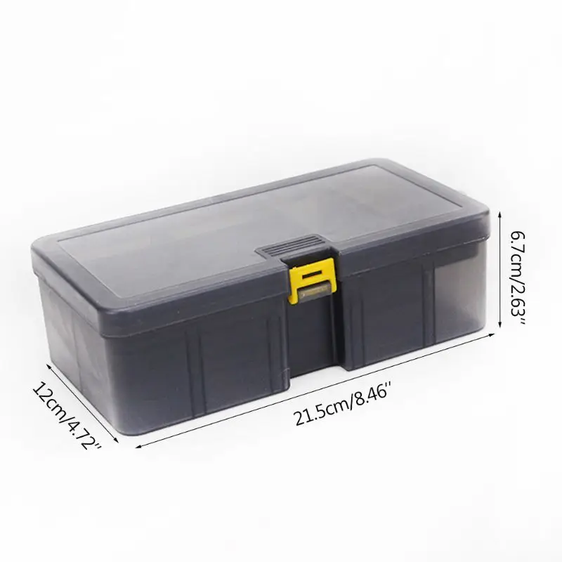 Caja pequeña portátil, caja de almacenamiento multiusos, organizador, caja de herramientas, caja de doble capa, cajas surtidas de almacenamiento, caja de piezas pequeñas