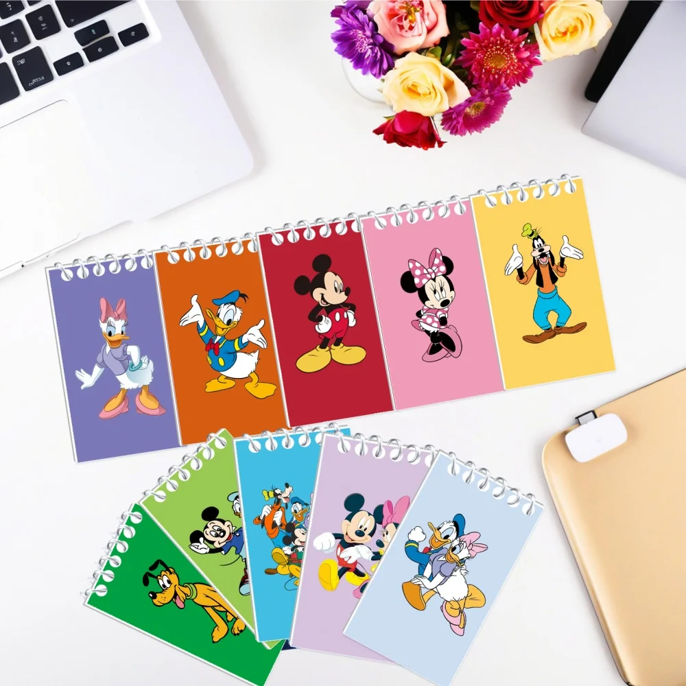Disney Mickey Spiral Book Coil Notebook Minnie Journal Diary Schedules Daily Plan List Notepad School Favors Supplies Stationery view 4