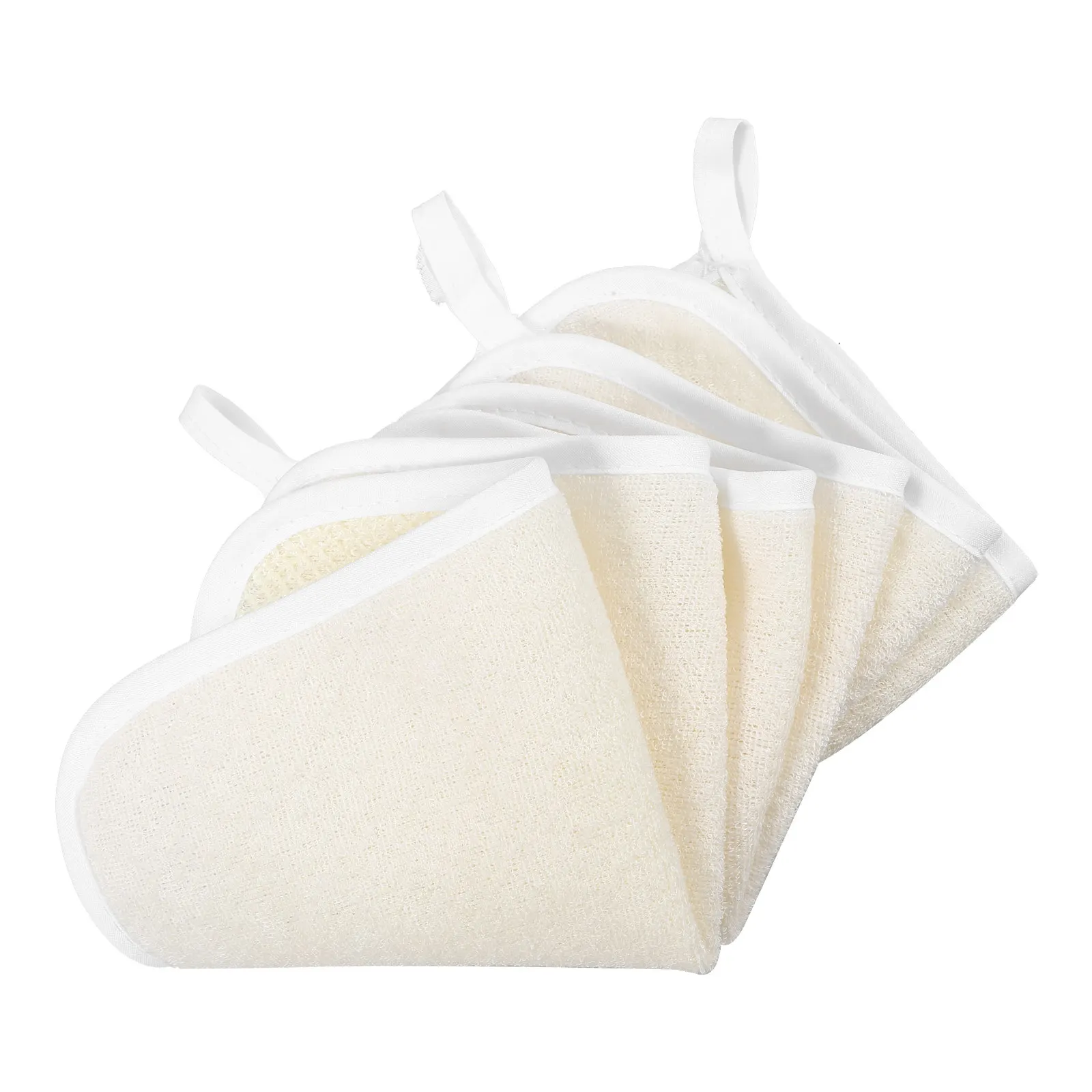 2Pcs Exfoliating Face Wash Cloth Quick Dry Nylon Bath Cloth Towel Home Daily Use Back Scrubber Towels Remove Dead