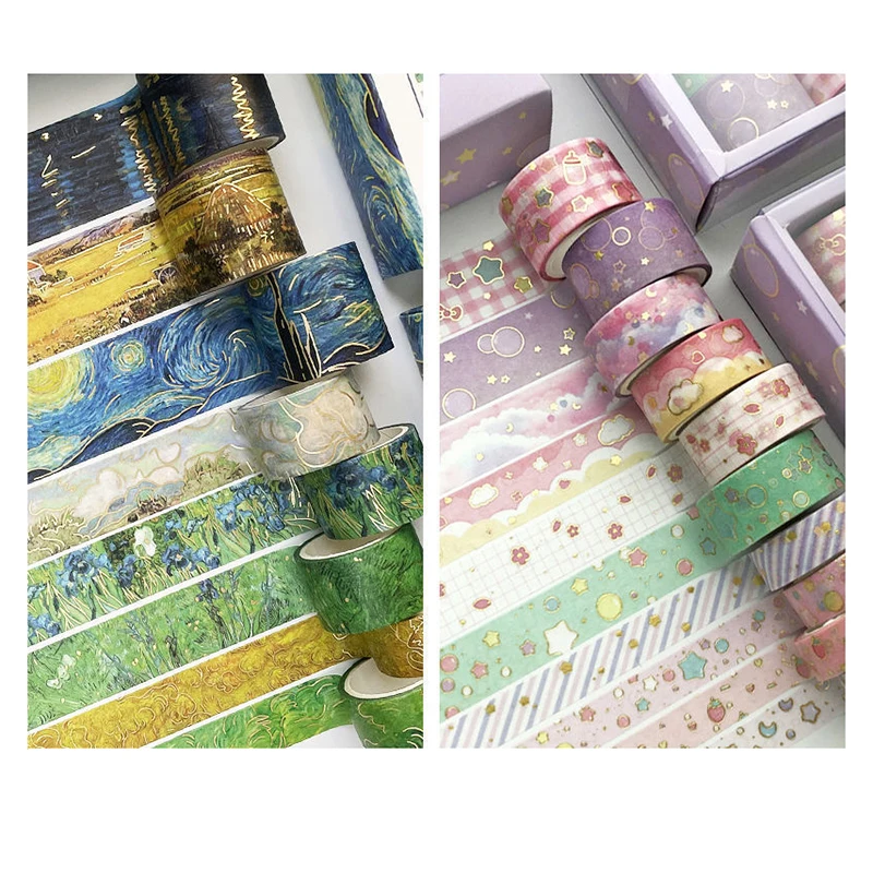 12 pçs/set vintage estilo palácio chinês conjunto de fita washi scrapbooking diy diário papelaria mascaramento fita adesiva escola escritório