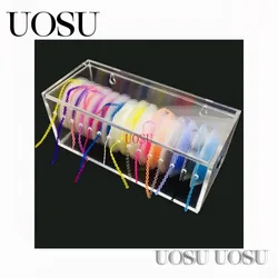 Dentistry High Quality Dental Orthodontic Power Chain Dispenser Placing Box Acrylic Rubber Band Organizer