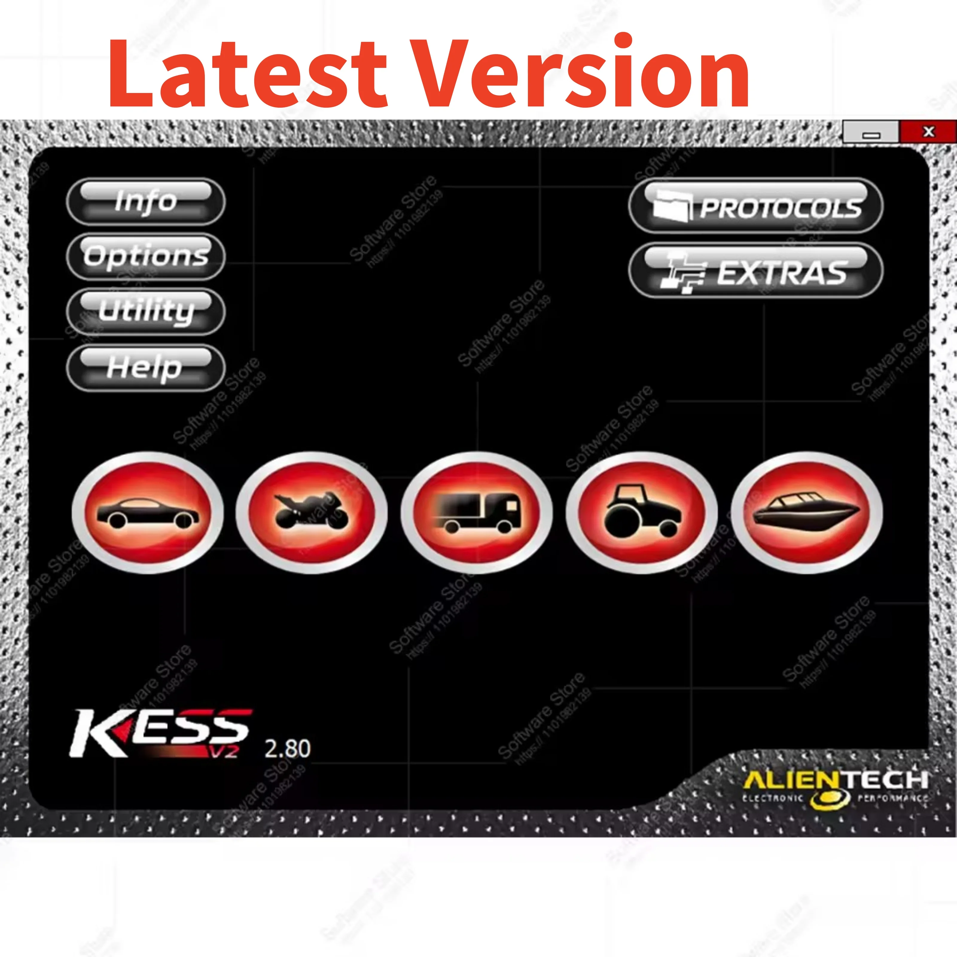 2025 Official ECU Programming Kit: KSuite 2.80 + KTag V2.25 + KESS V2 V5.017 w/ RSA Autofix | OBD2 Diagnostics & Tuning Tools - view 4