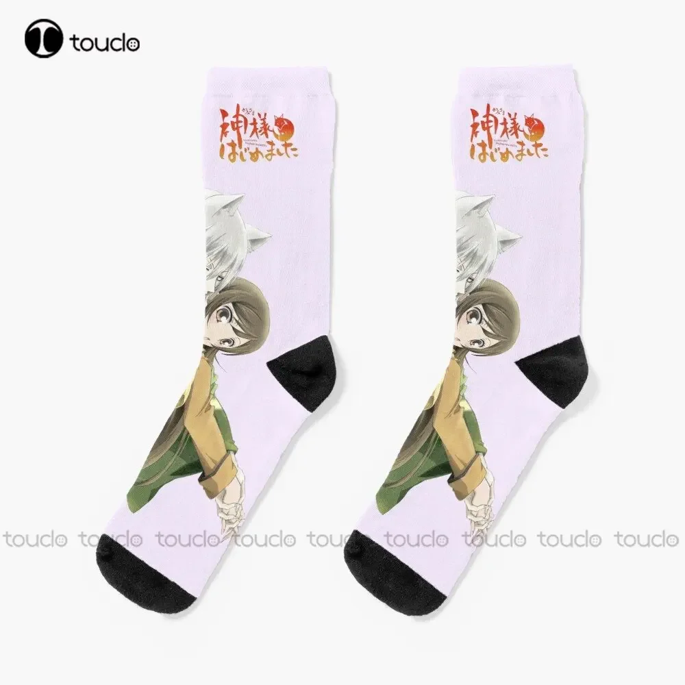 Tomoe And Nanami Socks Sock Boots Personalized Custom Unisex Adult Teen Youth Socks Custom Gift 360° Digital Print Streetwear