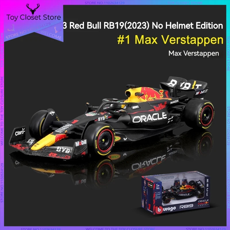 

Модель Bburago 1:43 F1, классическая версия, Red Bull Racing Rb19 #1, Verstappen #11 Перес, литье под давлением