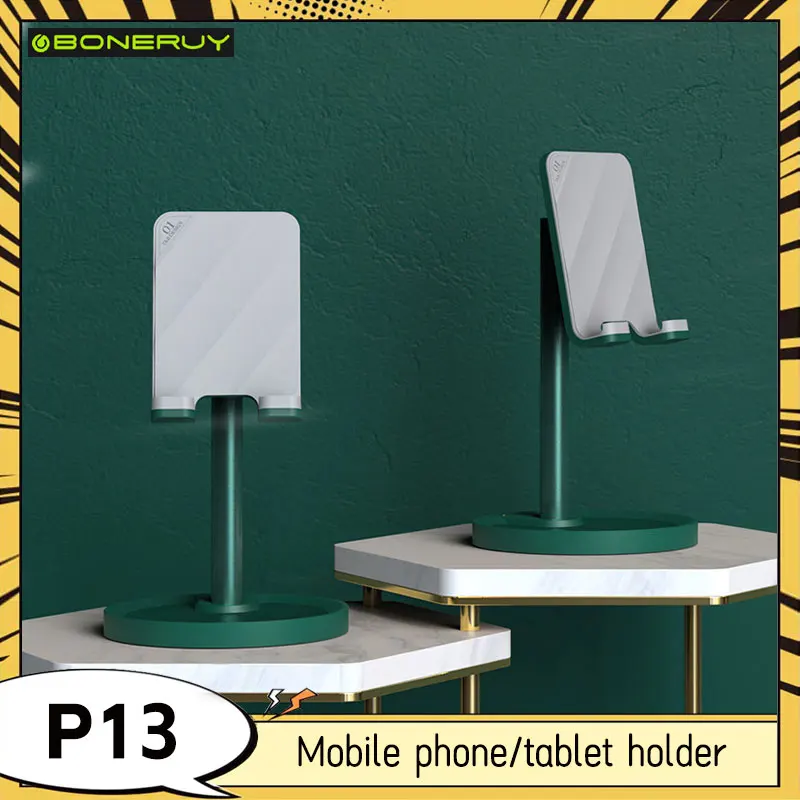 

Boneruy P13 Mobile Phone/Tablet Stand All-aluminum Alloy Tablet Folding Storage Strong Structure And Stable mini Portable Stand