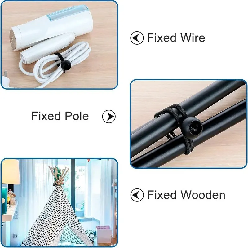 

Outdoor Elastic Ball Rope Bungee Cords Portable Tent Fixing Tarpaulin Awning Canopy Heavy Duty Tarp Tie Down for Shelter Cargo