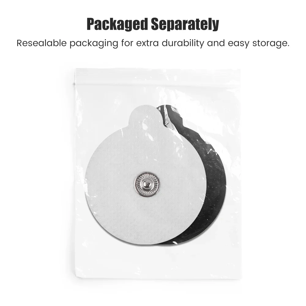 40/50/100 Uds almohadilla saludable electrodos almohadillas de masaje para dispositivo de acupuntura Digital Tens masajeador corporal máquina de masaje EMS