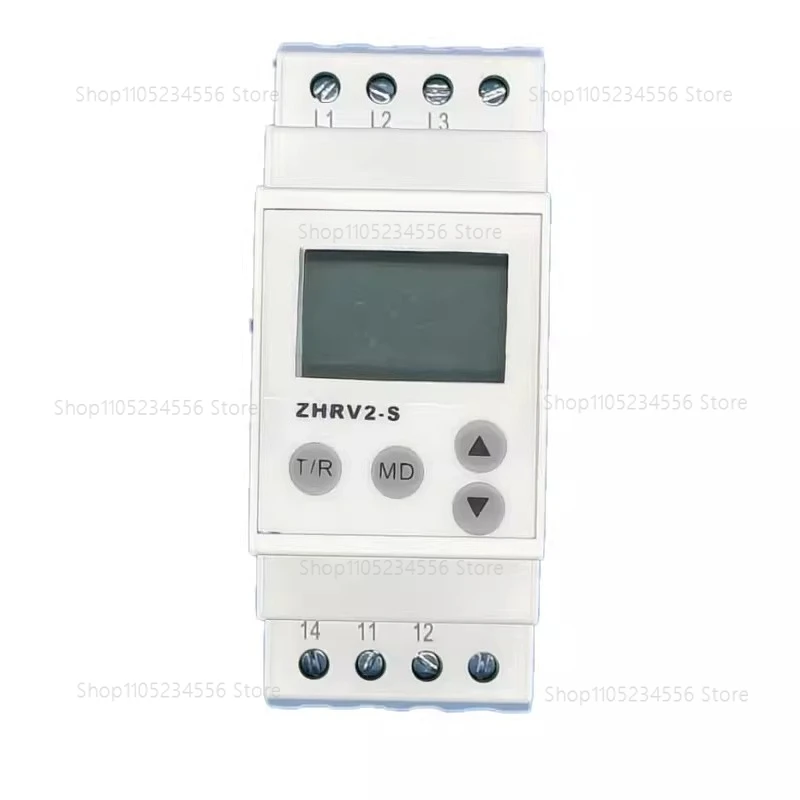 3 Phase Voltage Monitor Relay LCD Display Over Under Voltage Phase Loss Sequence Protection