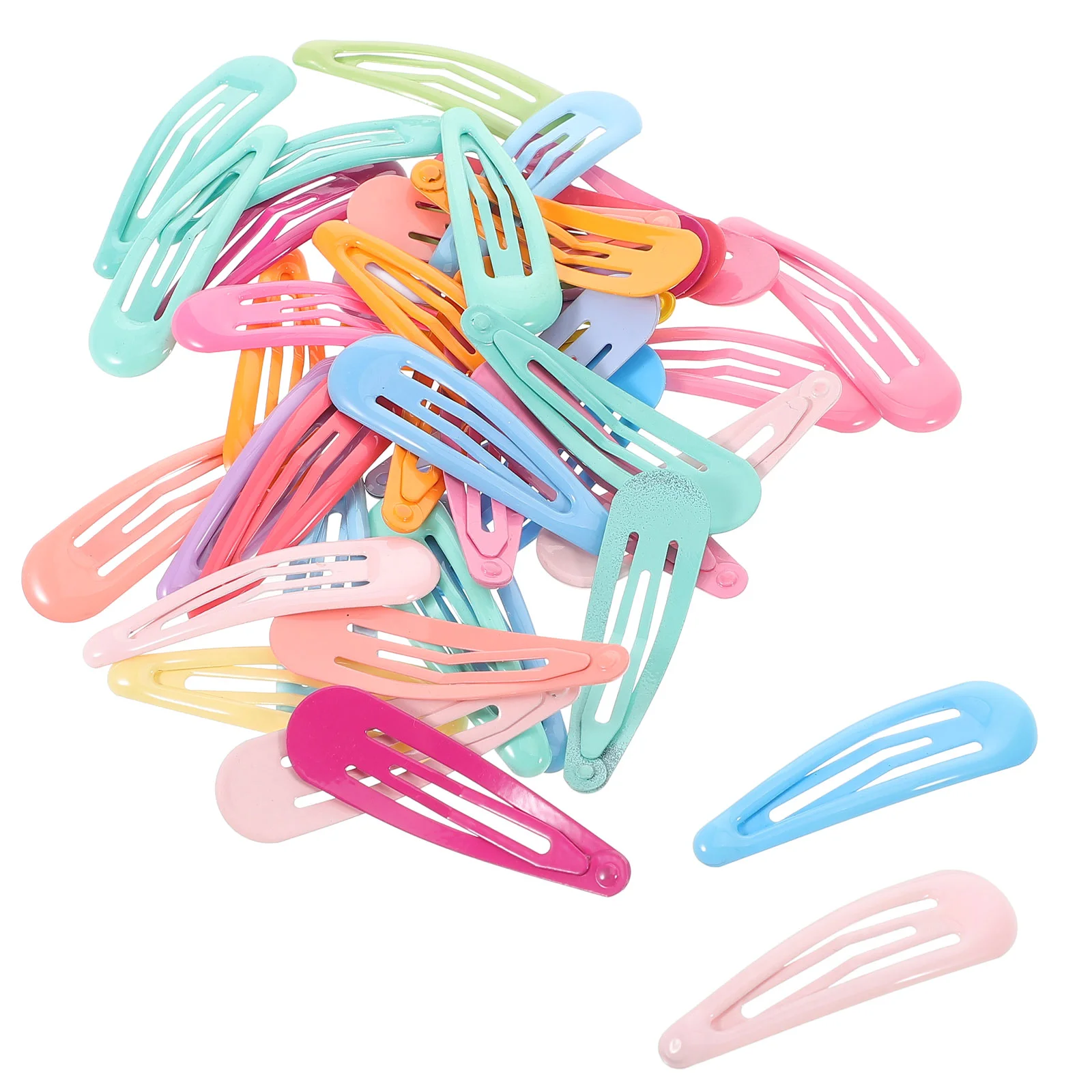 

40 Pcs Candy Color Hairpin Accessories Clips Barrettes for Women Colorful Snap Snaps Girl Child