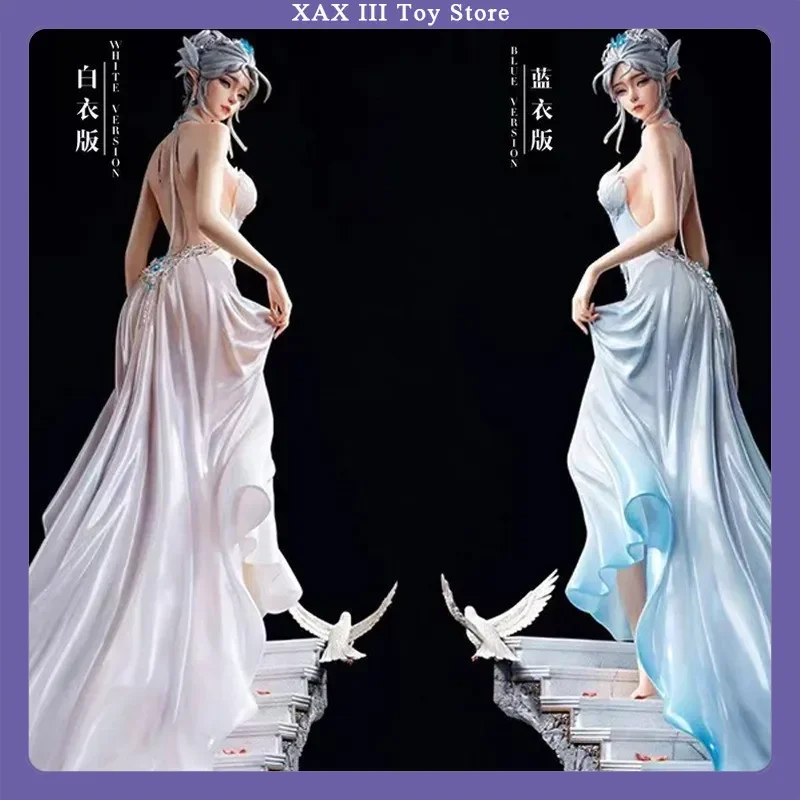 

Горячая серия ножей Ghost, высокое качество, ледяная принцесса Haiqin, дымчатая спина, ручная модель 58 см, украшение для рабочего стола