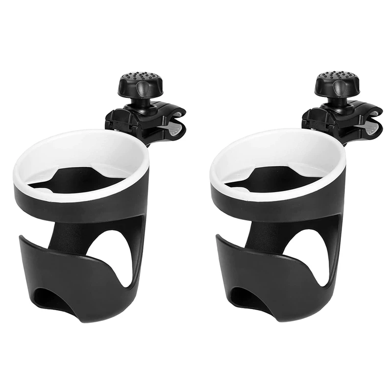 Boat Rail Cup Holder Universal Drinks Holders 360 Degree Rotation Adjustable Clamp Boat Drink Holder,2Pcs