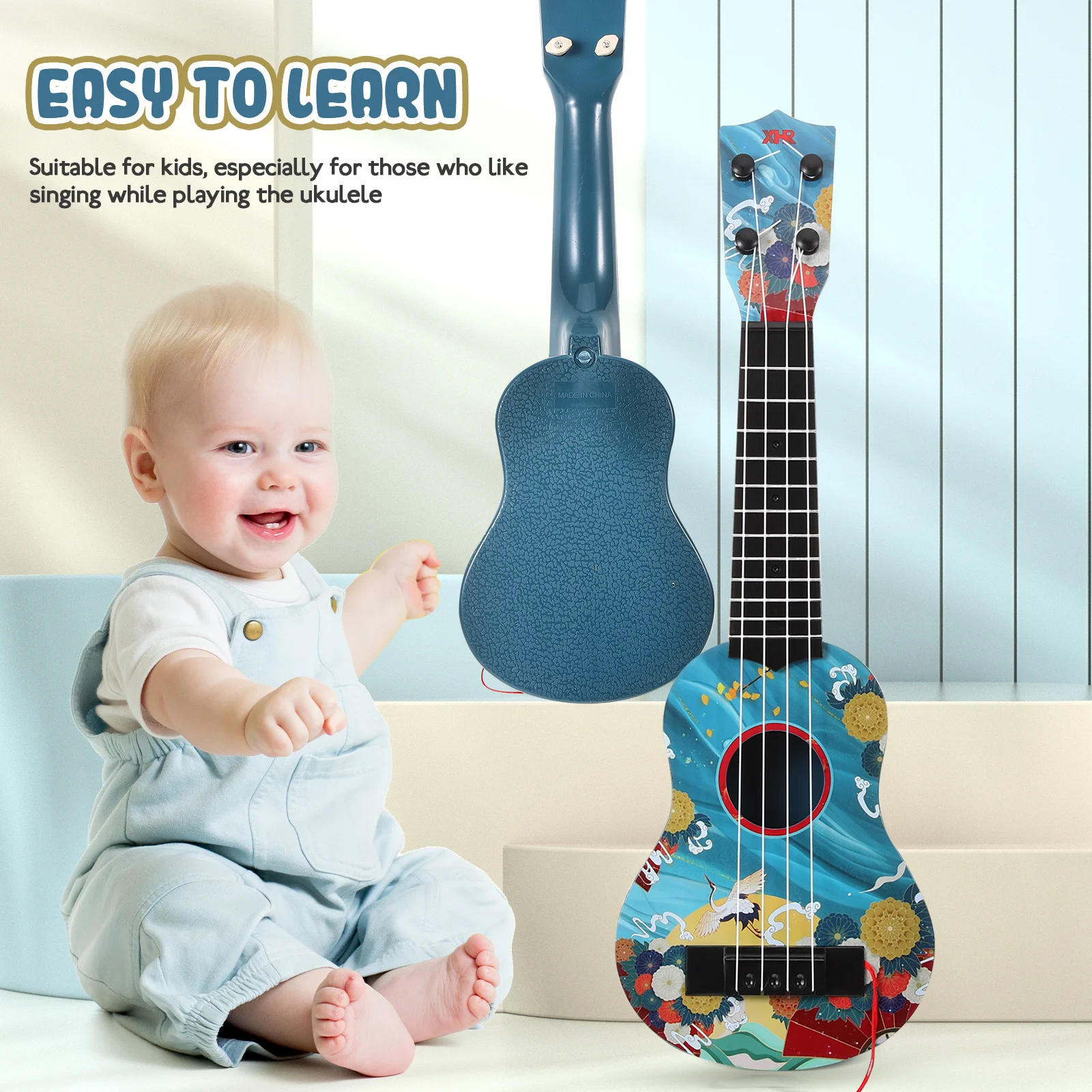 21 inch ukelele kleine houten gitaar voor beginners lichtgewicht kinderen akoestisch mini muziekinstrument cadeau