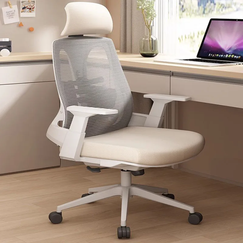 Mesh Swivel Office Chairs Ergonomic Designer High Back Study Comfy Computer Chair Vanity Silla De Escritorio Home Furniture