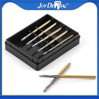 1Box(5PCS/BOX)  JOY DENTAL Tungsten Carbide Bur Endodontic FG Burs For Shaping and Refining Endodontic Access Preparations