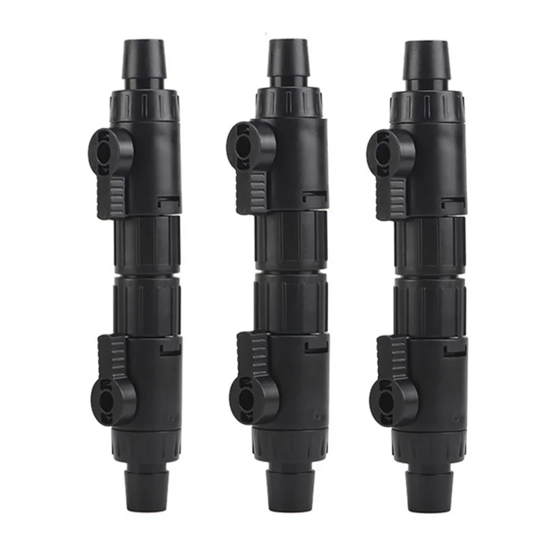 12/16mm Aquarium Double Tap Quick Release Connector Fish Tank Water Flow Control Switch Valve Hose Pipe Valve Filter Accessories