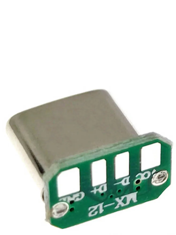 2/5/10 SZT. Płytka USB 3.1 Typ C Pionowa 16-pinowa 4/2 Przewody do Lutowania Taśma Danych PCB Płytka USB Gniazdo Męskie 16P Złącze USB C — zdjęcie 2
