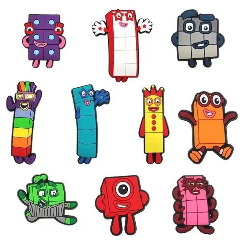 Bausteine Cartoon Schuh Charms Schuhe Zubehör Dekorationen Fit Armbänder Clog Sandale Schnalle Kinder Halloween Weihnachten Geschenke