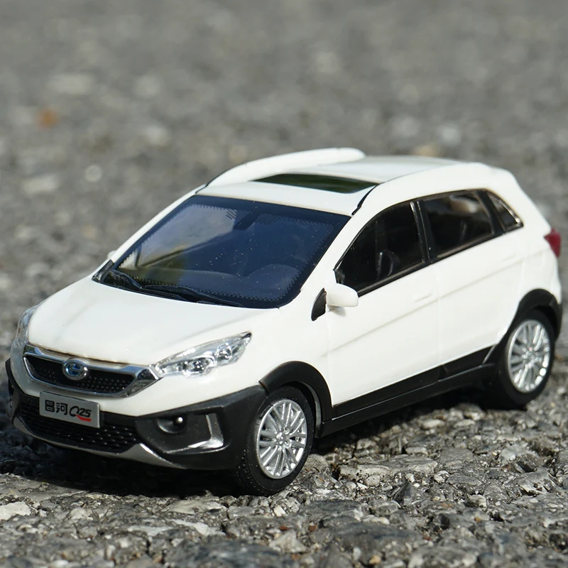 1:43 original changhe q25 q35 veículo off-road urbano suv modelo de carro de plástico puxar para trás ornamento de modelo de carro