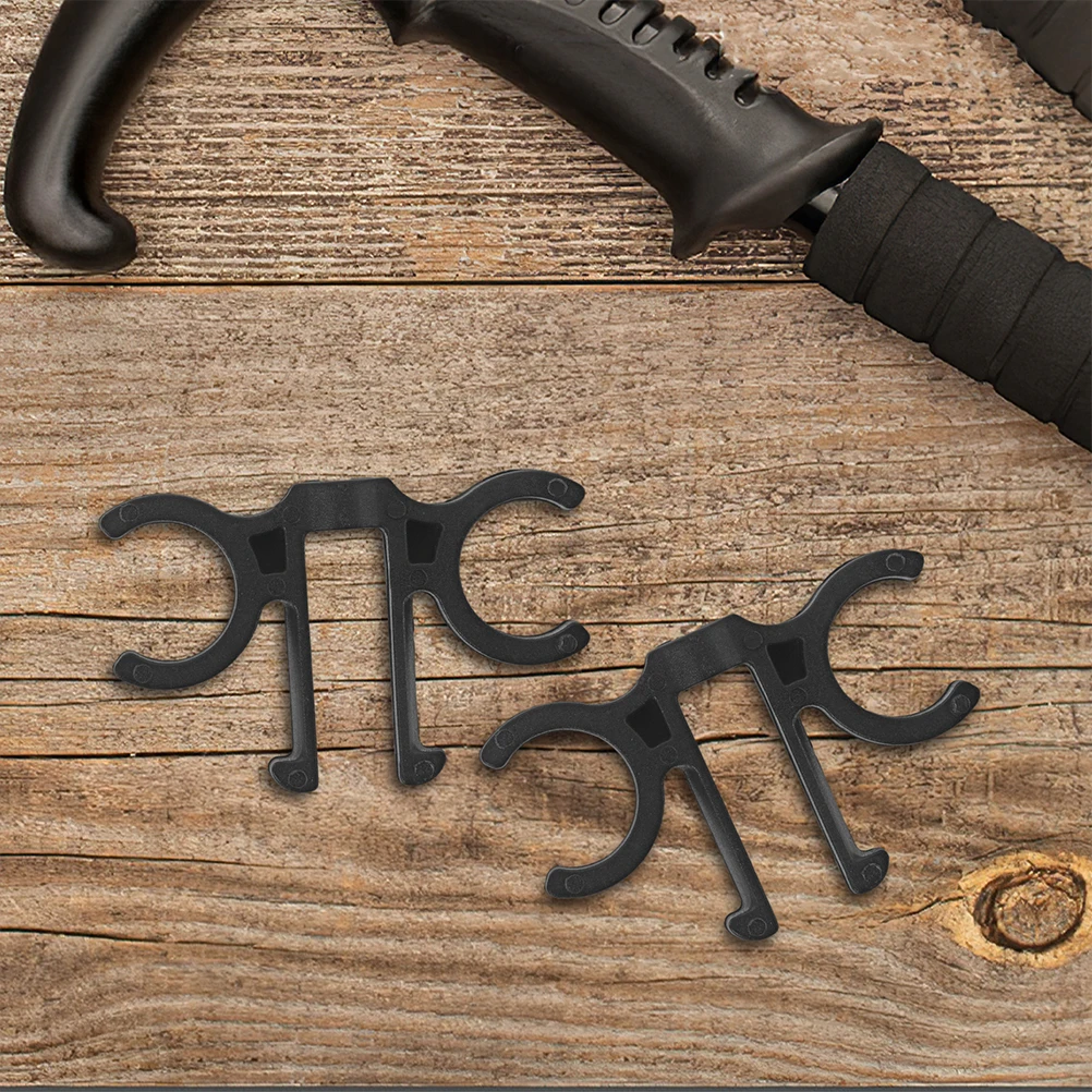 

4pcs Plastic Walking Stick Clips 18Mm Universal Mountaineering Pole Buckle For Trekking Hiking Cane Rod Snap Fastener