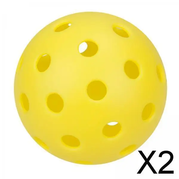 

2X Luminous Pickleball Ball Competition Ball 74mm Standard for Outdoor