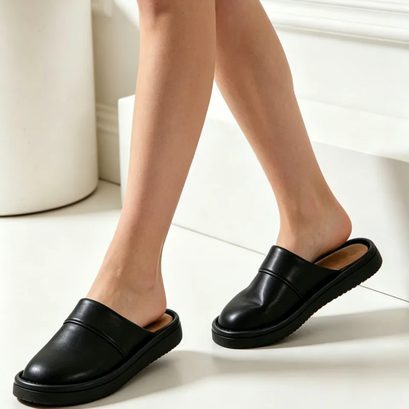 Women Velvet Thermal Insulated Faux Fur House Slippers Men Indoor Soft Closed Toe Warm Home Slides For Winter Couples Cozy Shoes