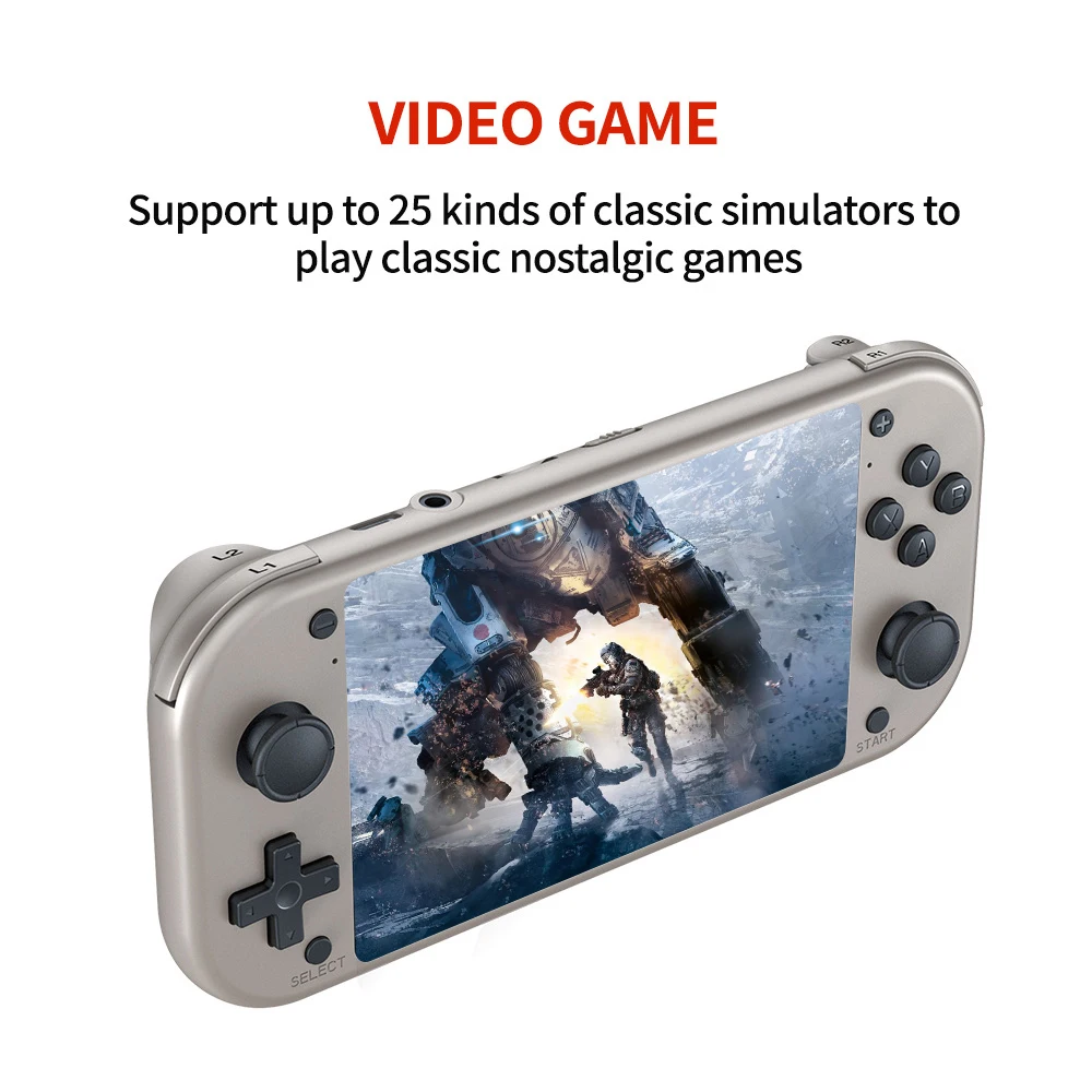 M17 handheld video game console open source Linux system 4.3-inch IPS screen portable pocket video game player 64GB 128GB boy gi image 4