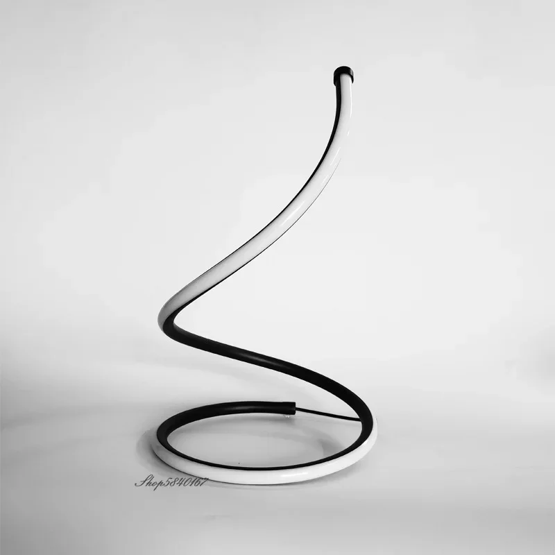 Modern Led Desk Lamp Personality Snake Shade Table Lamp Lights for Living Room Home Decor Bedroom Lights Dimmable Beside Lamp