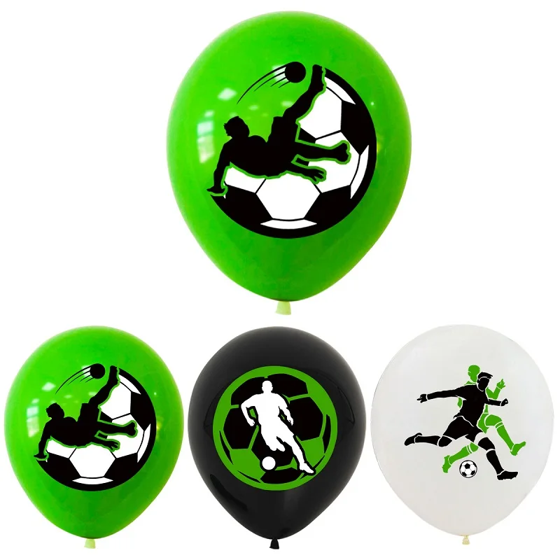 Football Balloon Set,12 inch Printed Latex Balloon ,Birthday Party Decoration Children's Toys