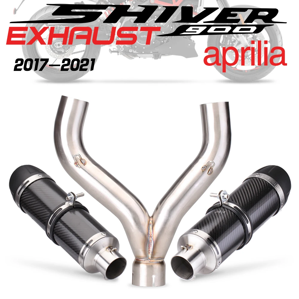 Motorcycle Racing Performance exhaust Racing line original position motorcycle silencer for Aprilia SHIVER 900