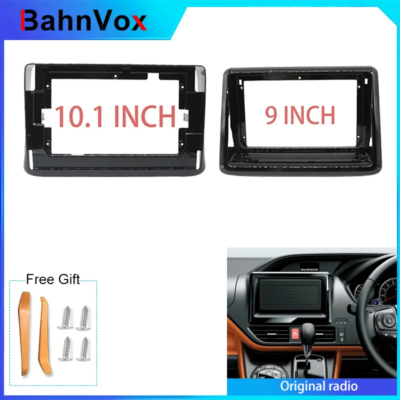 9/10 inch Android Car Radio frame for Toyota NOAH Esquire Voxy 2014-2017 2din Stereo GPS Fascia bezel Panel Adapter wire harness