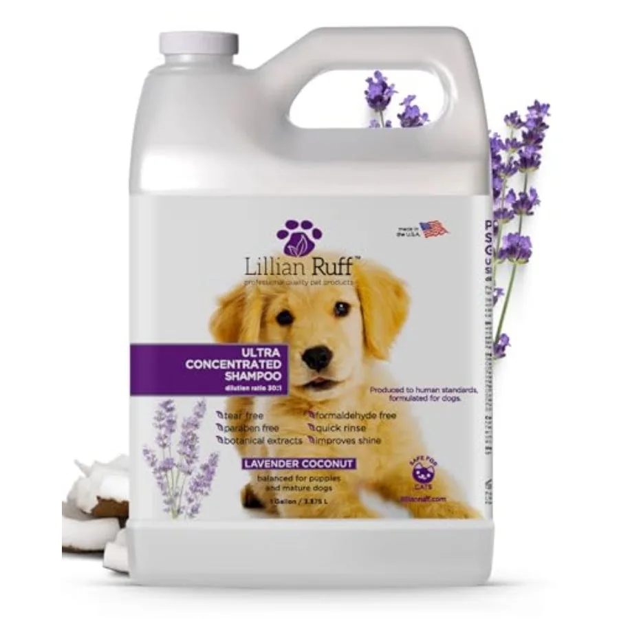 

PRO Formula Ultra Concentrated Dog Shampoo Makes 4 s/30 Bottles, 30:1 Dilution, Professional Pet Shampoo for Sensitive Skin Deo
