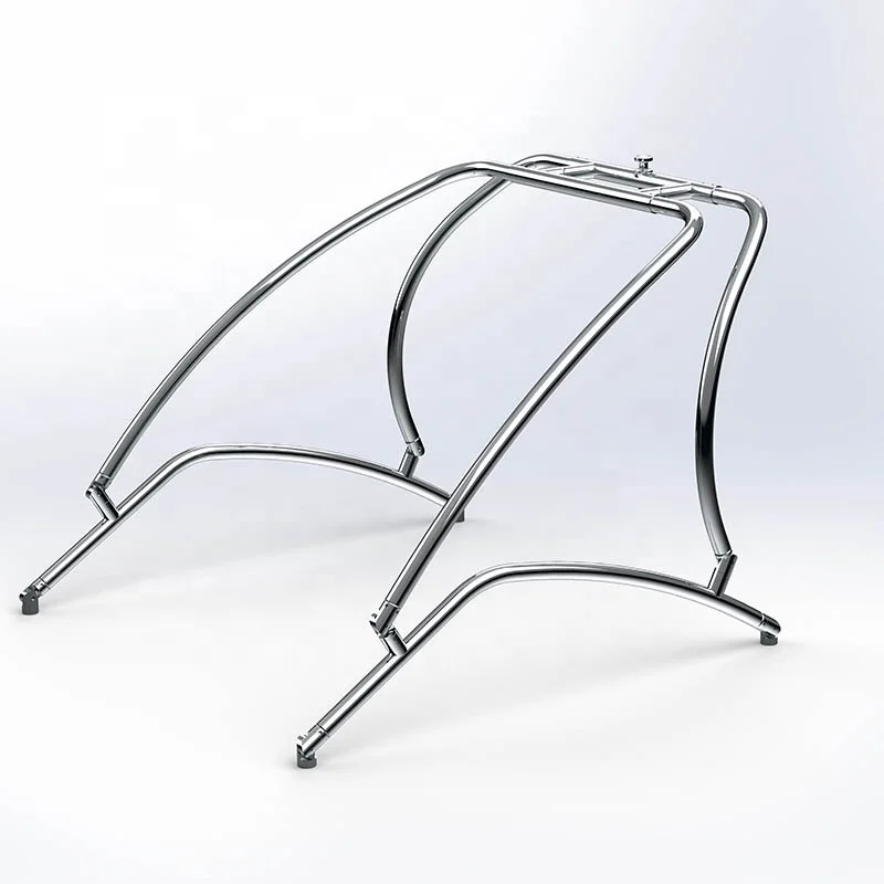 

Aluminum boat plate tower polished fishing boat tower