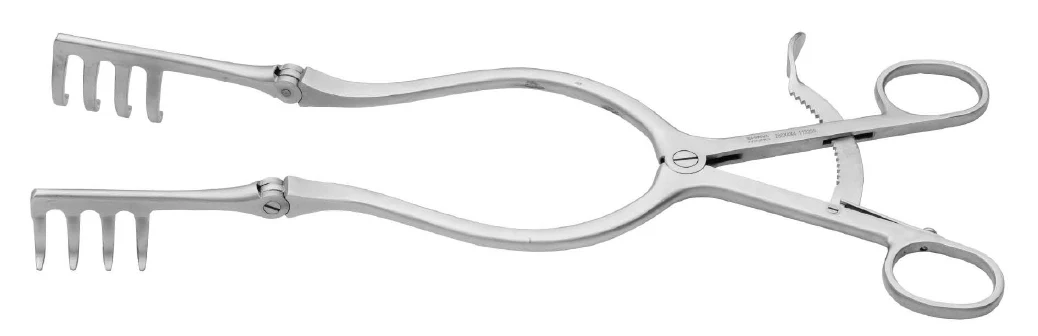 Retractor de laminectomía BECKMANN ADSON 28cm 30cm Instrumentos de neurociugía