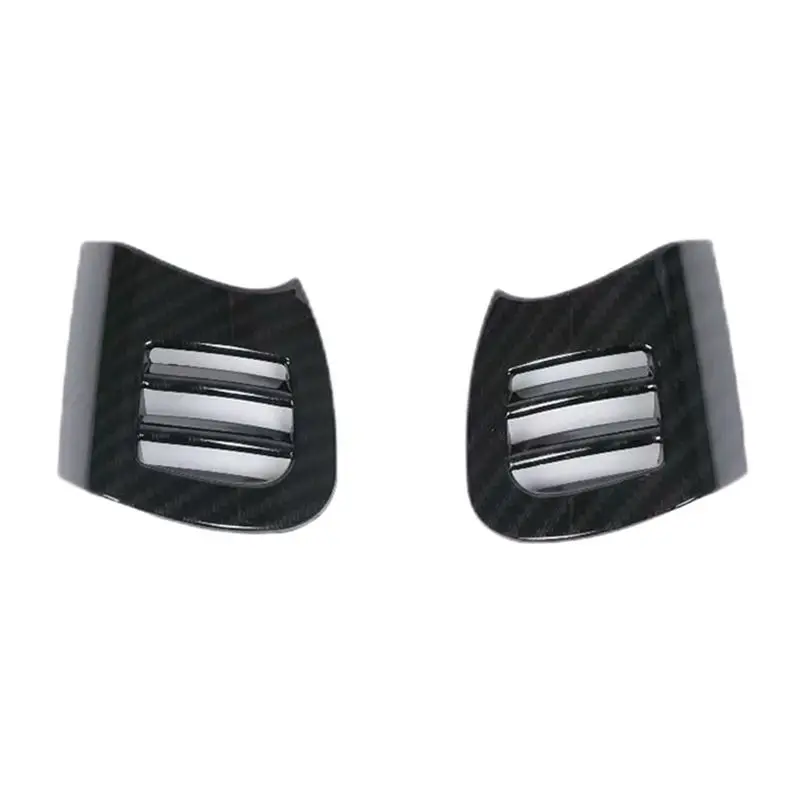 Car Air Outlet Vent Cover Trim Sticker For Mini Cooper F55 F56 F57 Hatchback Component ABS Carbon Fiber