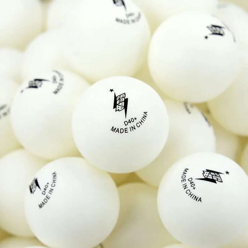 TIBHAR Table Tennis Balls New Material 1-Star 40+ABS Plastic Poly Thunder and lightning Original TIBHAR Ping Pong Ball