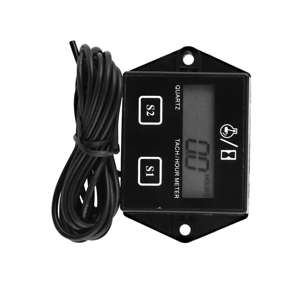 

Inductive Hour Meter for 2 Stroke & 4 Stroke Small Engine Motorcycle Tachometer Counter