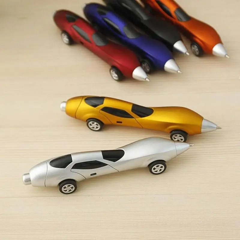 Creative Cute Car Shaped Ballpoint Pen Creative Cartoon Writing Pens Portable Office School Stationery Kids Learning Gifts