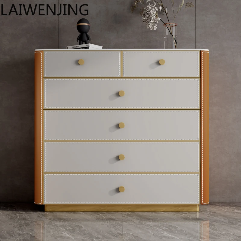 

SGF Легкий роскошный шкаф в итальянском стиле с шестью ящиками, современный минималистичный настенный ящик для хранения, высокий шкаф