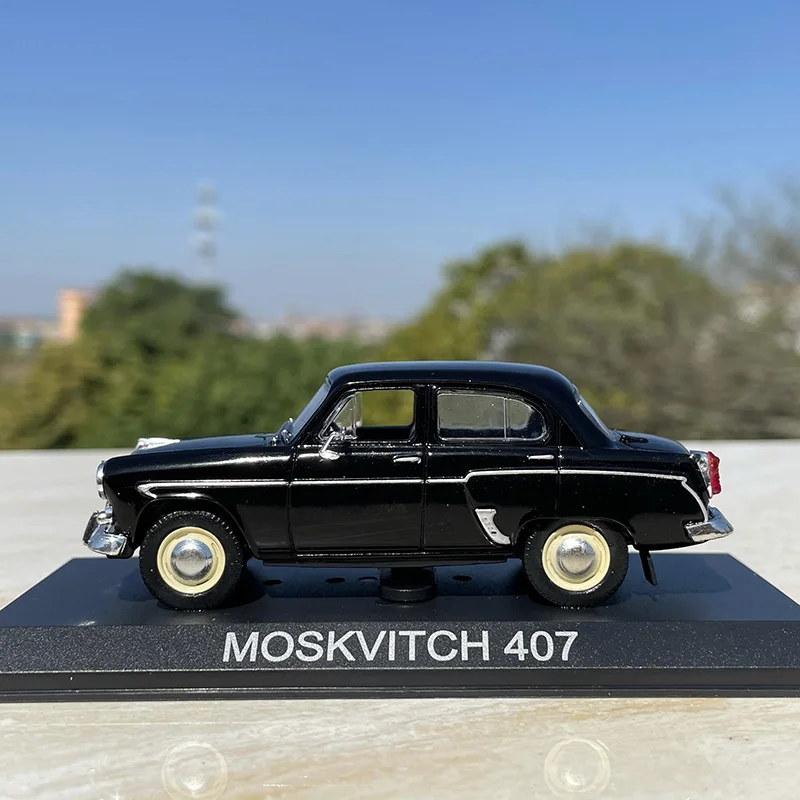 Масштаб 1:43, Moskvitch 407, имитация сплава, модель автомобиля, литая под давлением игрушка, коллекционное сувенирное украшение, подарочные игрушки, автомобили