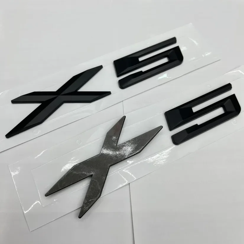 1X Car Sticker For BMW X 5 E70 ‎E53 ‎F15 X5 Letter Trunk Emblem Logo Badge Decal Sticker Car Styling Tail Badge NEW view 5