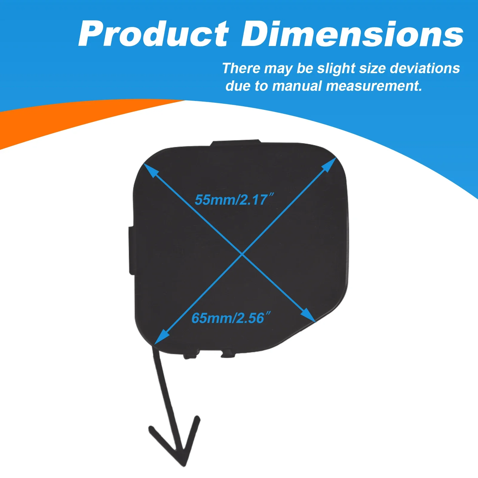 Couvercle de crochet de remorquage de pare-chocs arrière, œil de remorquage pour accessoires Subaru Forester 2009 2010 2011 2012 2013 57731SC050