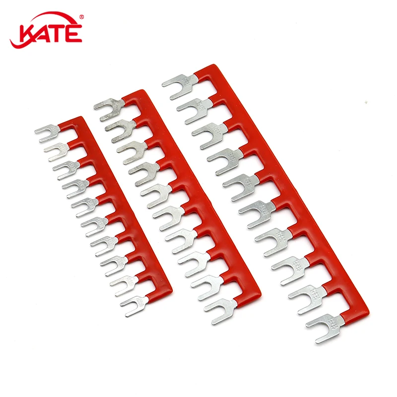 5PCS TBR Terminal Block 10A 20A 30A Insulated Terminals Electrical Connectors 10-Position Busbar Shorting Side Connection