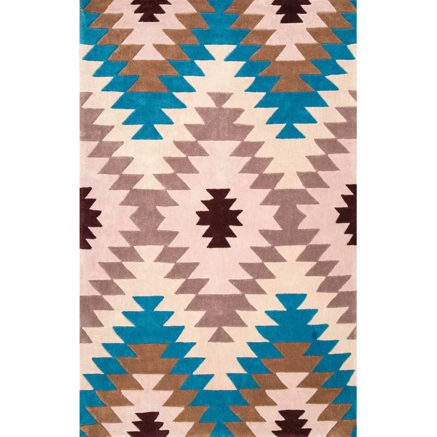 Hand tufted area rug 100% New Zealand wool Domeino carpet factory Home textiles