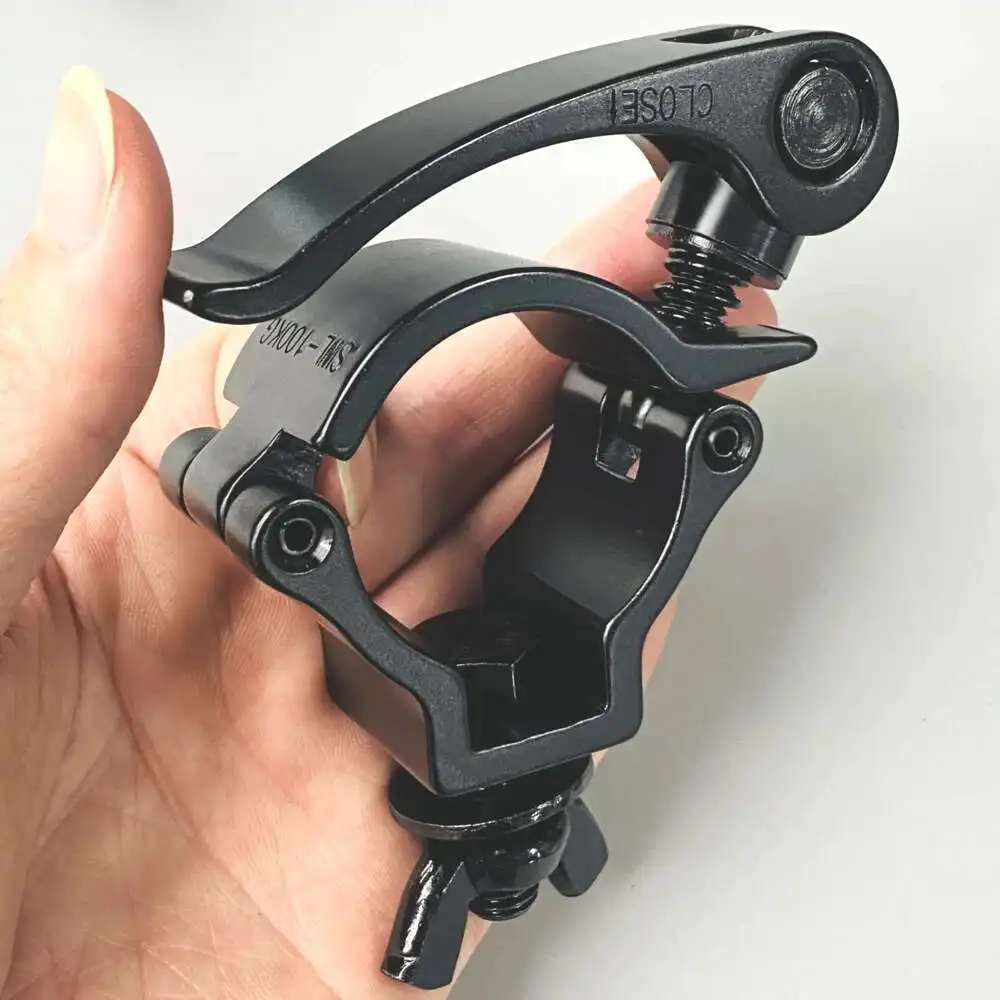 25/30/35/40/45/50mm Clamp Aluminum Quick Release Handle Fast Lock Clamps Stage Lighting Truss Tube Mount Hanger Claws Hooks DJs