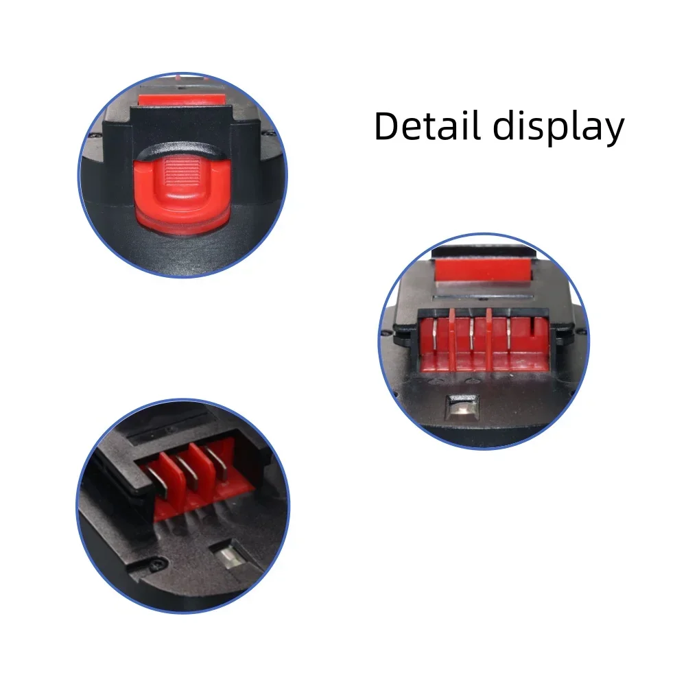 Rechargeable tool battery A12 A12EX FSB120B A1712 HP12K HP12 drill bit battery suitable for Black&Decker's 12V 4000mah 5000mah 6